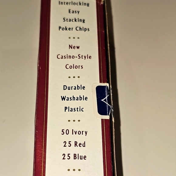 Vintage Bicycle 100 poker chips - Picture 2 of 6